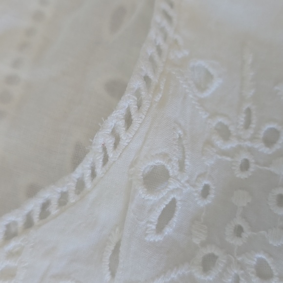 White Eyelet Embroidery Maxi Dress from The Kooples SZ Small EURO 1 - Picture 13 of 14